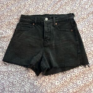 NWT Old Navy Sky-Hi A-Line Black Jean Shorts